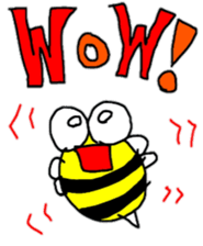 English Bee sticker #7479844