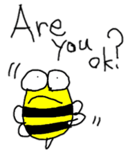 English Bee sticker #7479847