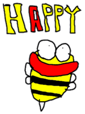 English Bee sticker #7479849