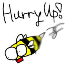 English Bee sticker #7479850