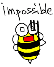 English Bee sticker #7479856