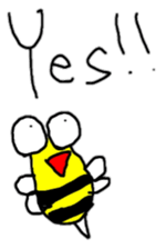 English Bee sticker #7479857