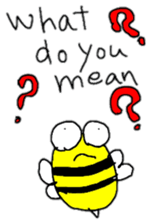 English Bee sticker #7479865