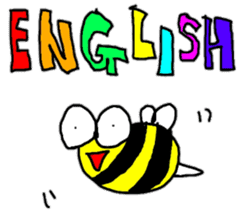 English Bee sticker #7479866