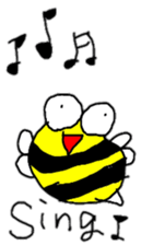 English Bee sticker #7479867