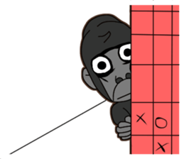 North seven ape everyday language 1 sticker #7480113