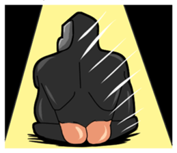 North seven ape everyday language 1 sticker #7480114