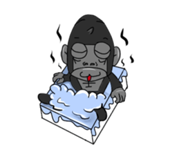 North seven ape everyday language 1 sticker #7480126