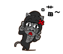 North seven ape everyday language 1 sticker #7480145