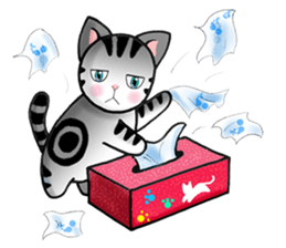 Poker face & Piggy cat sticker #7480235