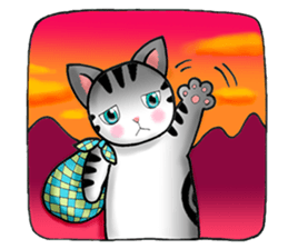 Poker face & Piggy cat sticker #7480245