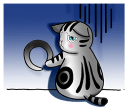 Poker face & Piggy cat sticker #7480246