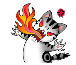 Poker face & Piggy cat sticker #7480248