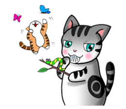 Poker face & Piggy cat sticker #7480258