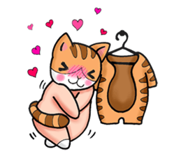 Poker face & Piggy cat sticker #7480261