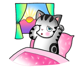 Poker face & Piggy cat sticker #7480265