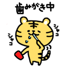 Bicycle Tiger sticker #7480709