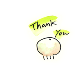 Jellyfish and life sticker #7481108