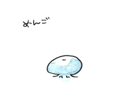 Jellyfish and life sticker #7481109