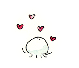 Jellyfish and life sticker #7481121