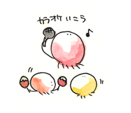 Jellyfish and life sticker #7481129