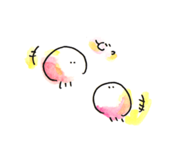 Jellyfish and life sticker #7481138