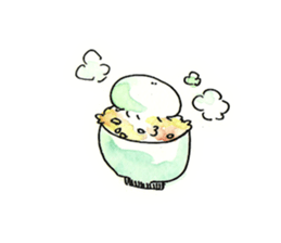 Jellyfish and life sticker #7481146