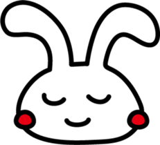 Rabbit expression sticker #7481191