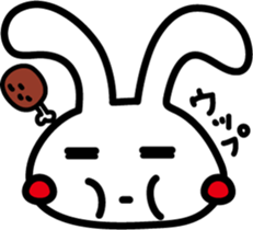 Rabbit expression sticker #7481220