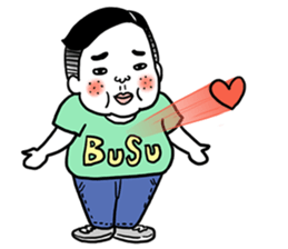 Ugly but charming man2. sticker #7481309