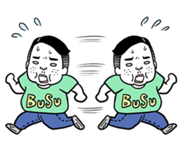 Ugly but charming man2. sticker #7481313