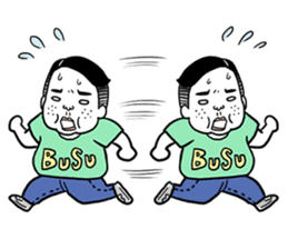 Ugly but charming man2. sticker #7481313