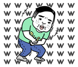 Ugly but charming man2. sticker #7481316