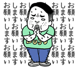 Ugly but charming man2. sticker #7481318