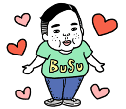 Ugly but charming man2. sticker #7481324