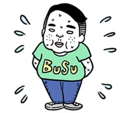 Ugly but charming man2. sticker #7481327