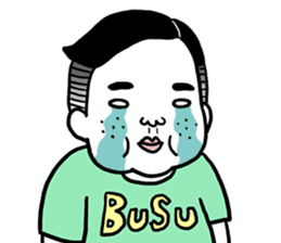 Ugly but charming man2. sticker #7481329