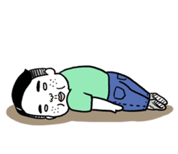 Ugly but charming man2. sticker #7481342