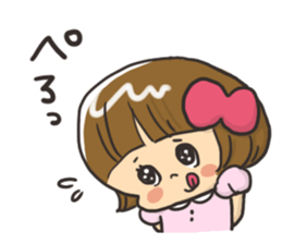 For a Little Girl's Mama -babyhood- sticker #7481441