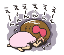 For a Little Girl's Mama -babyhood- sticker #7481449