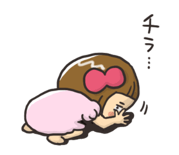 For a Little Girl's Mama -babyhood- sticker #7481450