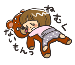 For a Little Girl's Mama -babyhood- sticker #7481459