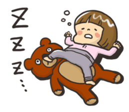 For a Little Girl's Mama -babyhood- sticker #7481460