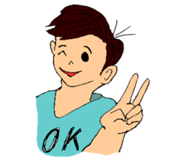 Stickers of boys and girls sticker #7483393