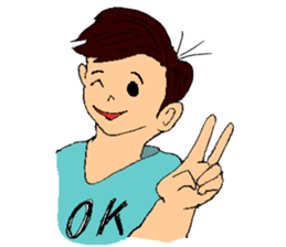 Stickers of boys and girls sticker #7483393