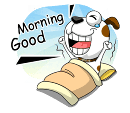 Smiling Dog / English Version sticker #7483997
