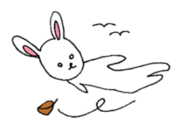 Rabbit  Sometimes  Pig. sticker #7484353