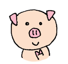 Rabbit  Sometimes  Pig. sticker #7484365