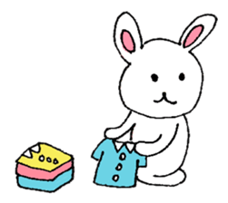 Rabbit  Sometimes  Pig. sticker #7484366