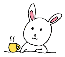 Rabbit  Sometimes  Pig. sticker #7484367